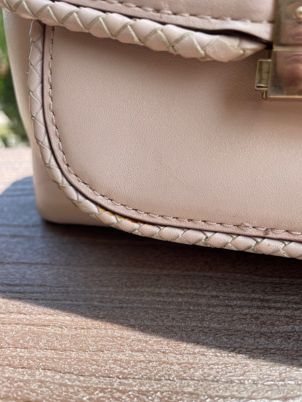 kate spade Pale Pink Leather Crossbody Bag with Tassel - Picture 3 of 12